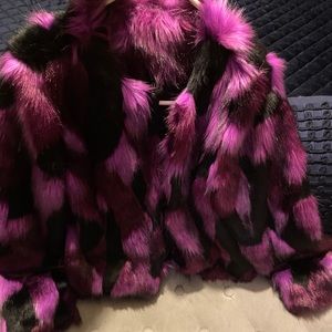 New Faux fur jacket